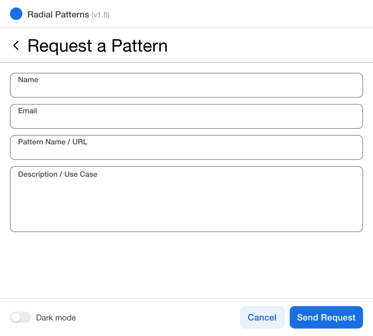 Plugin request form